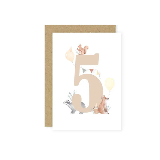 5th Birthday Card | Kid’S Birthday Cards | Special Age Cards