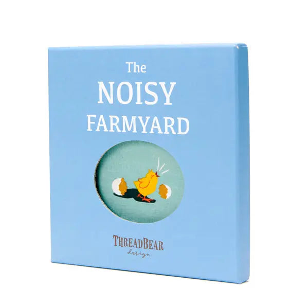 Threadbear Designs UK Noisy Farmyard Rag Book