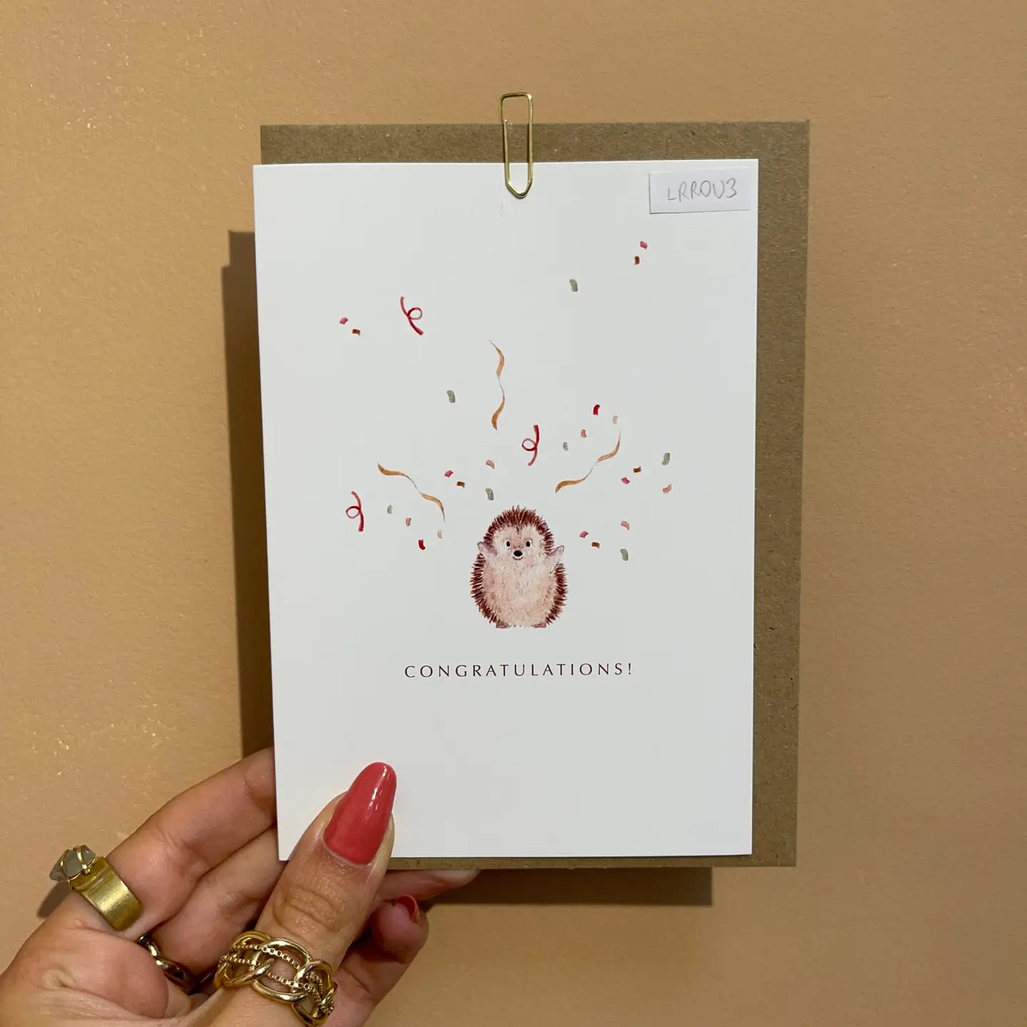 Congratulations Card | Hedgehog Card | Cute Cards