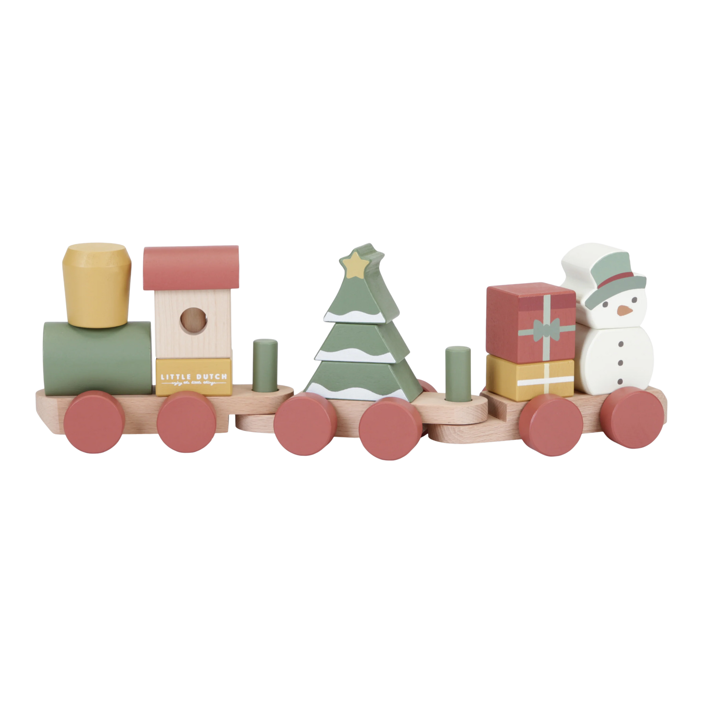 Little Dutch Christmas Wooden Stacking Train