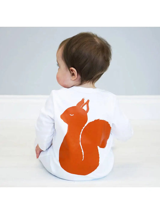 Squirrel Baby Sleepsuit