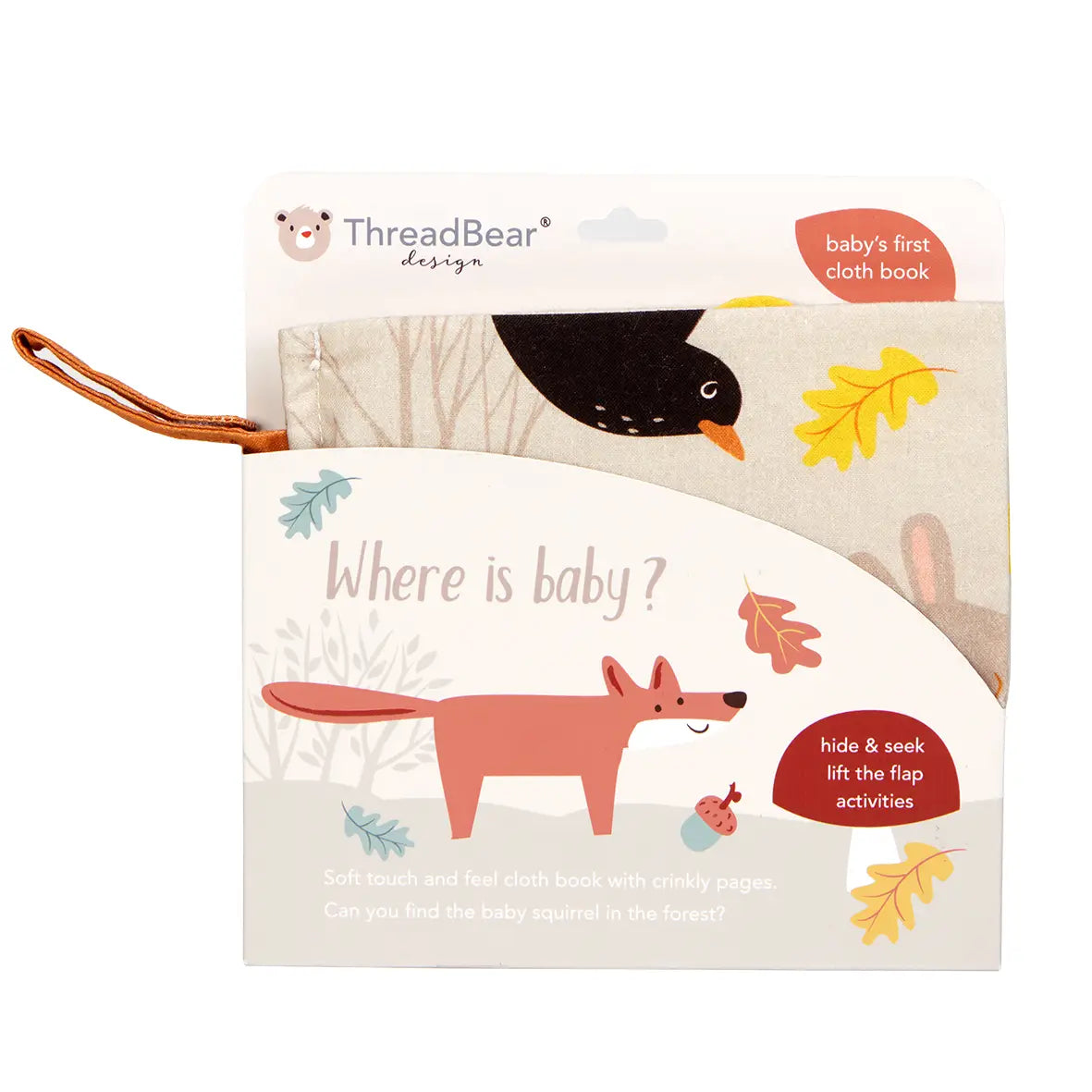 Threadbear Designs UK Where Is Baby Activity Book