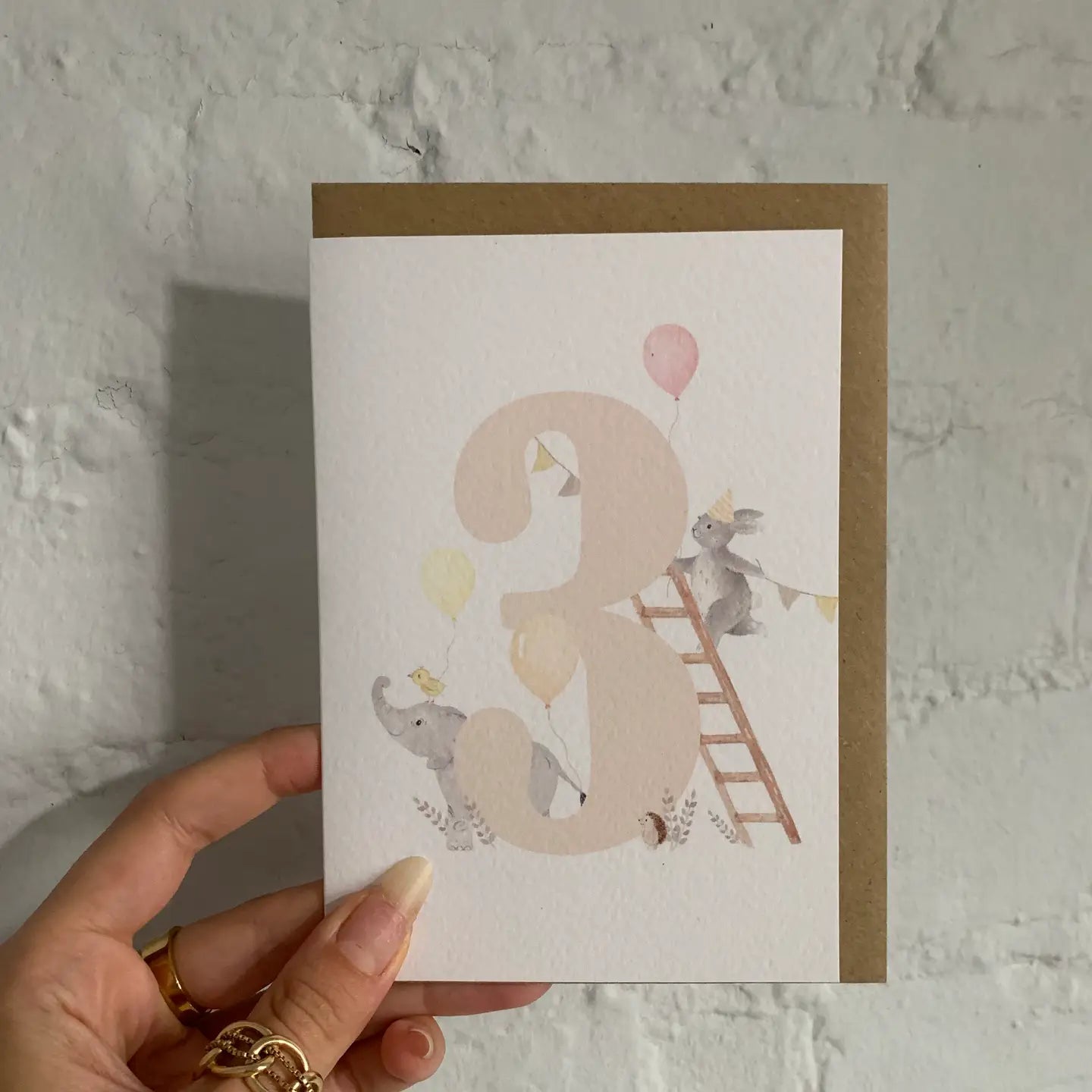 Animals 3rd Birthday Card | Special Age Birthday Cards