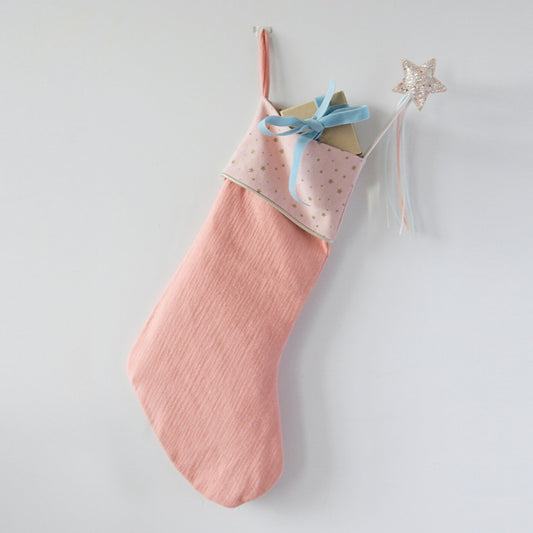 Rockahula Kids Starry Christmas Stocking Coral