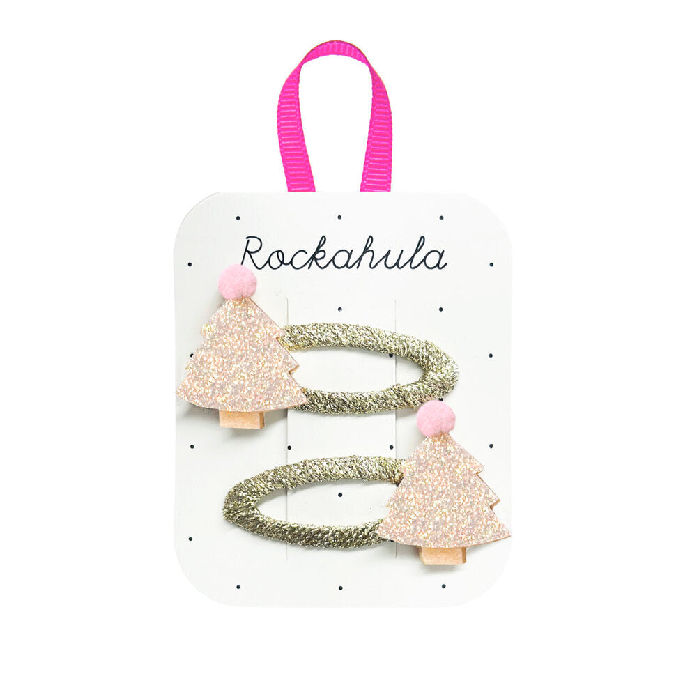 Rockahula Kids Frosted Shimmer Christmas Tree Clips