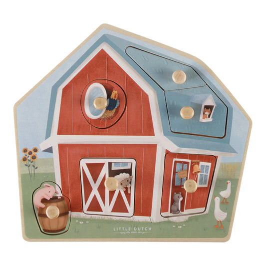 Little Dutch Wooden Puzzle - Little Farm