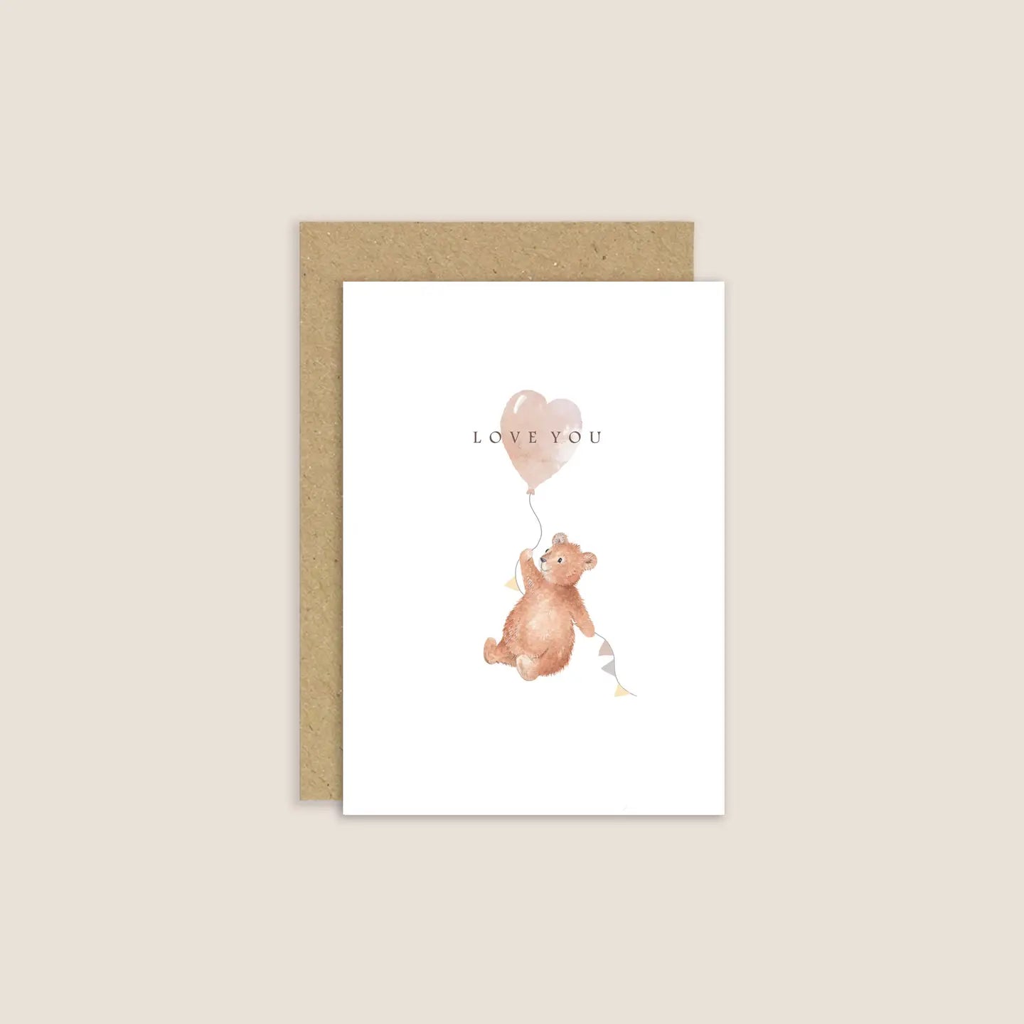 Love You Card | Friendship Card | Bear Card