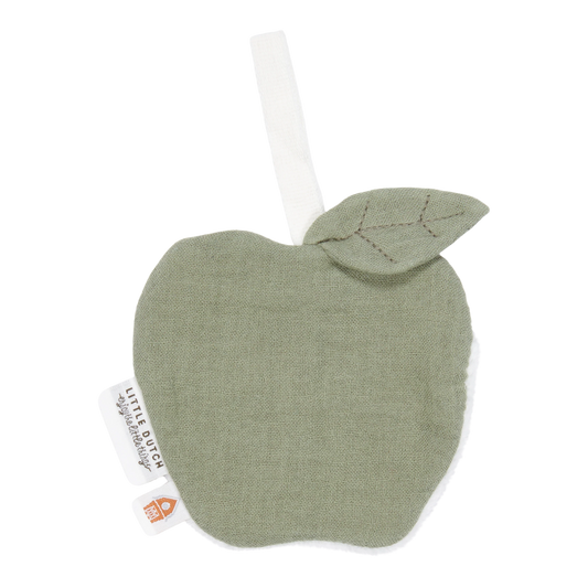 Little Dutch Pacifier Cloth Muslin - Apple Olive