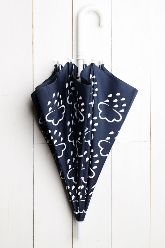 GRASS & AIR Little Kids Colour - Revealing Umbrella Navy