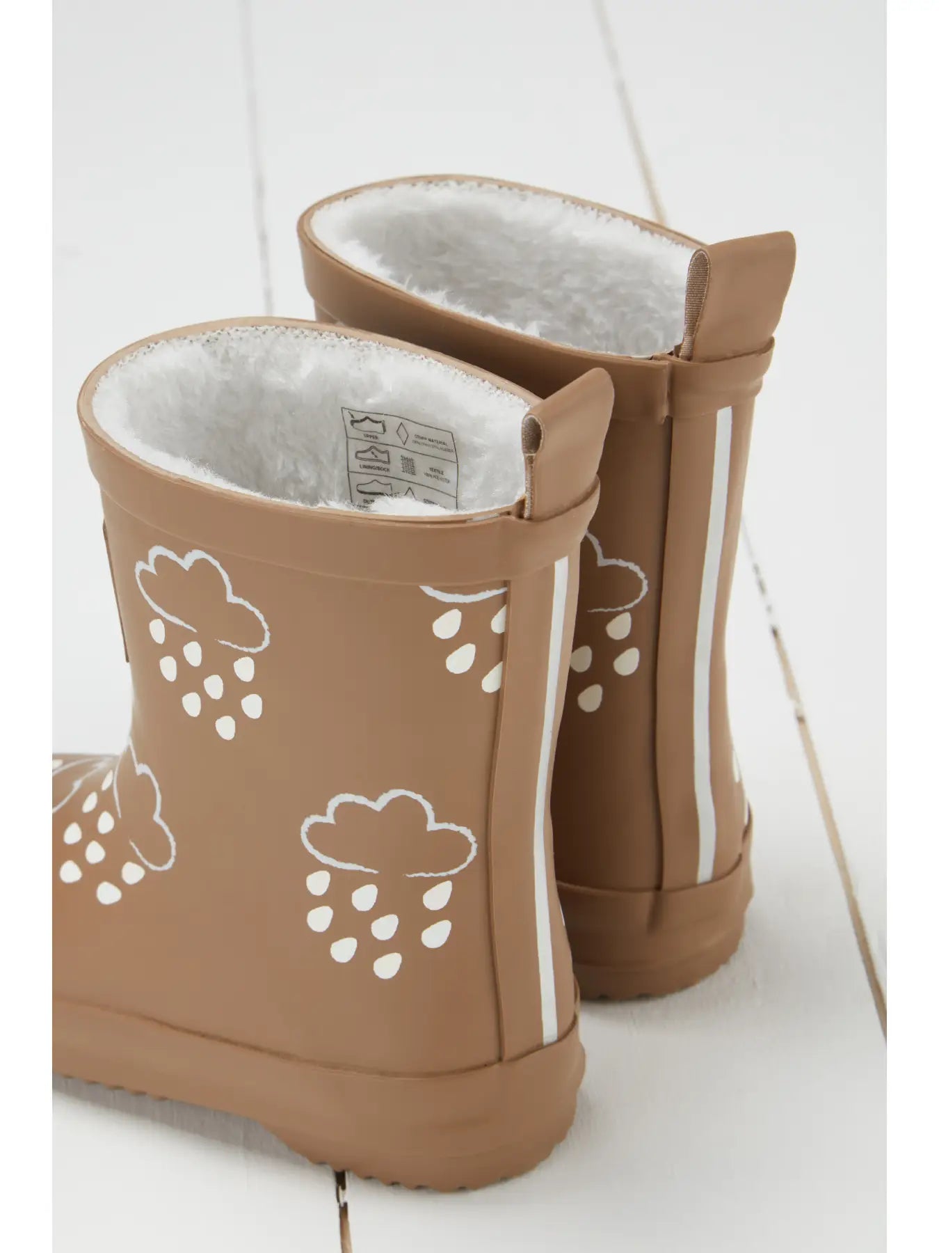 GRASS & AIR Colour Changing Wellies - Fudge