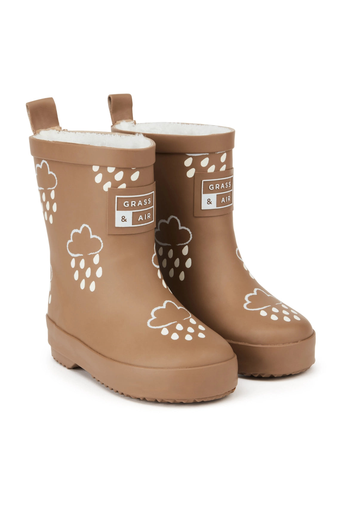 GRASS & AIR Colour Changing Wellies - Fudge