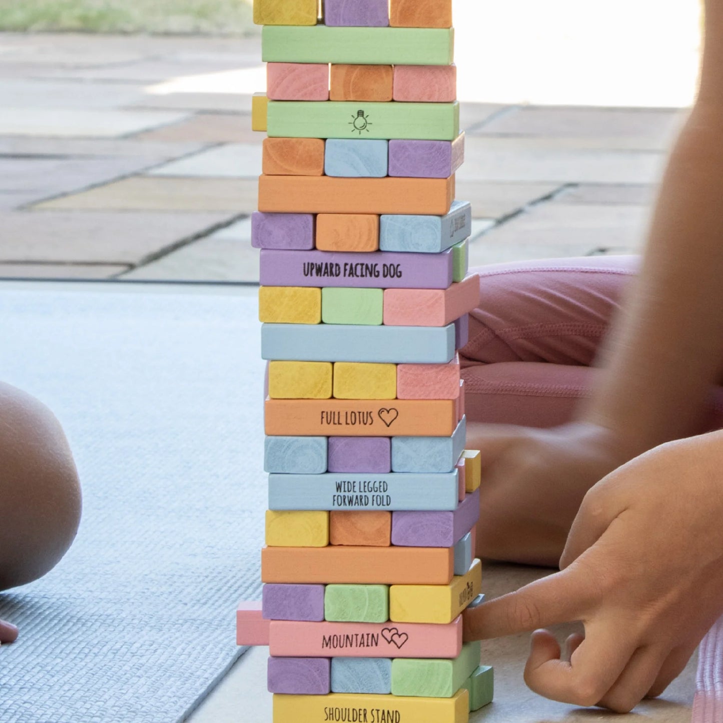 Wooden Yoga Tower