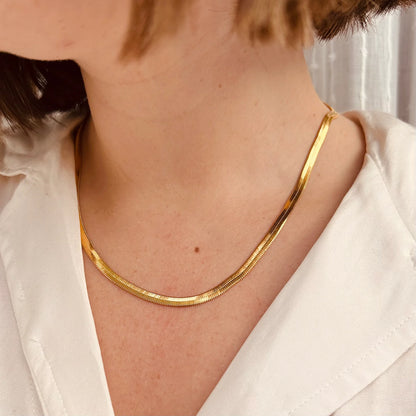 Snake Gold Chain Necklace