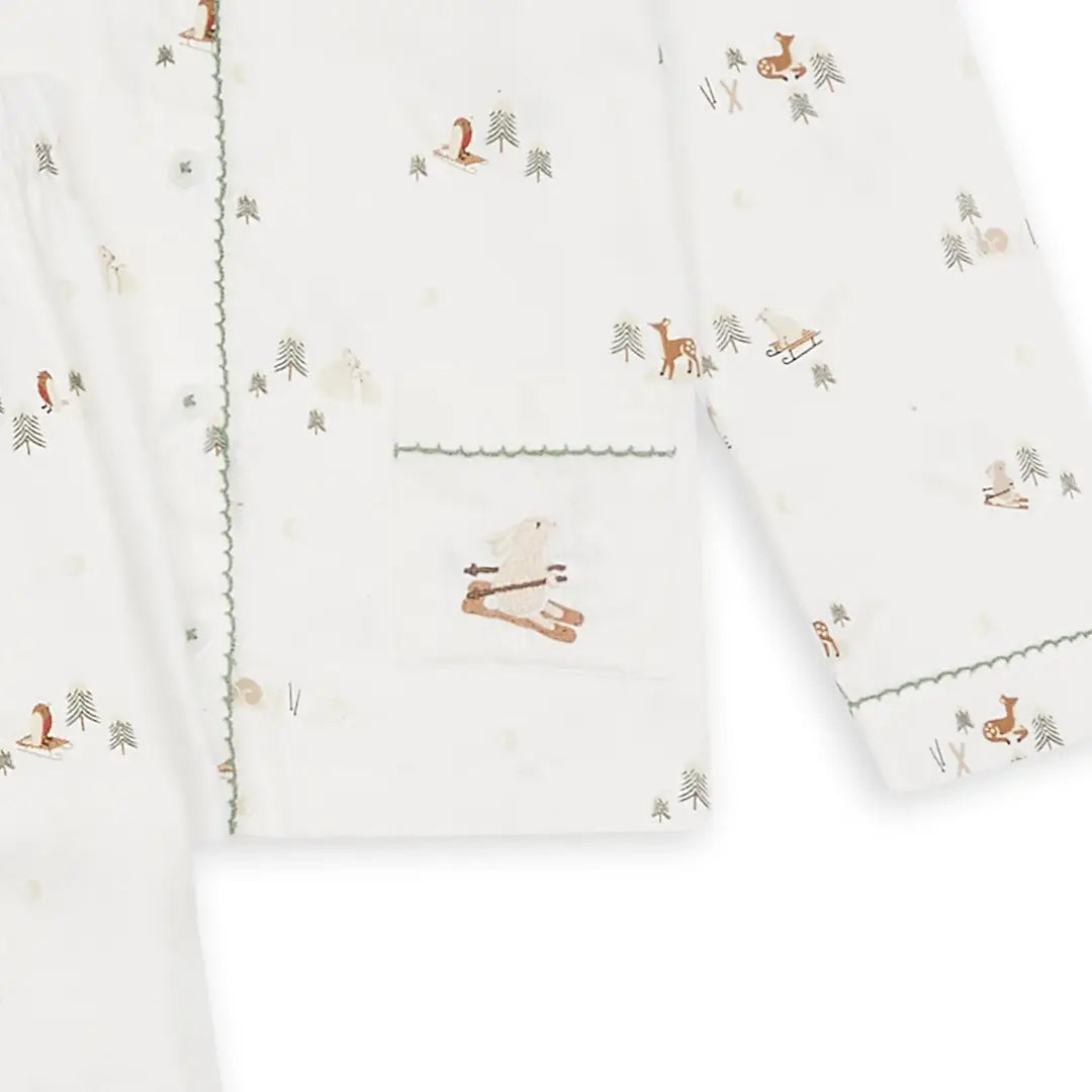 Avery Row Girls Pyjamas - Winter Ski